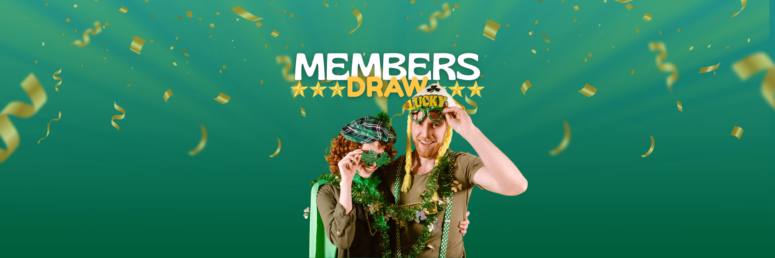 Happy person winning prize draw money